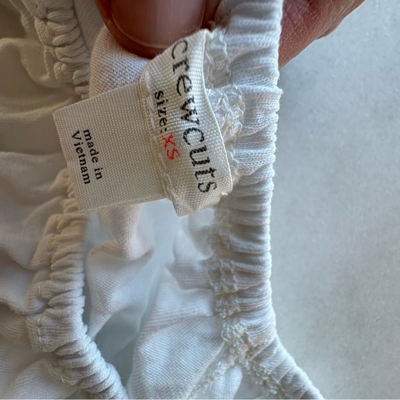 Crewcuts White Ruffled Top - Picture 2 of 2